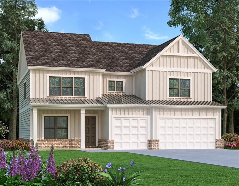 This is a rendering. The home is under constructio