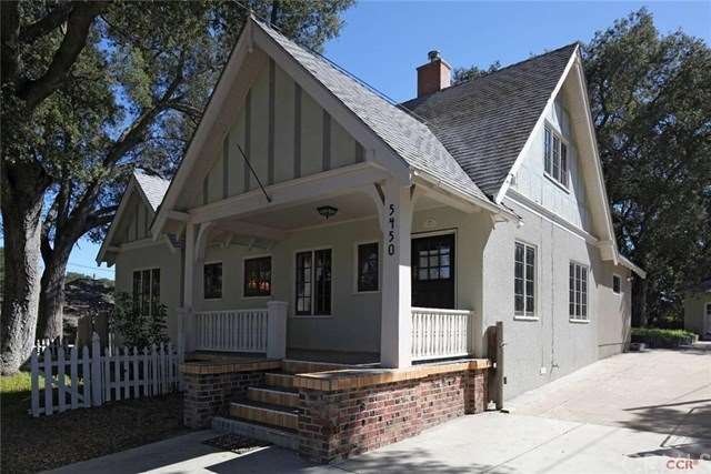 Front elevation of the home. Architectural feature