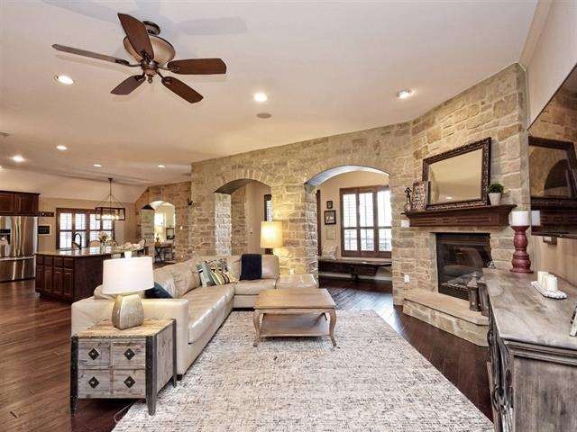 Open Living Room and Stunning Stone work  in your 