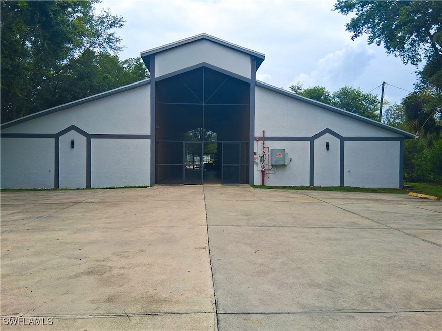 View of outdoor structure
