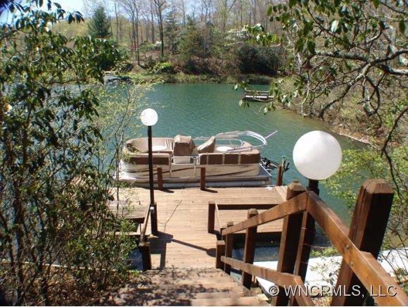Steps to the dock