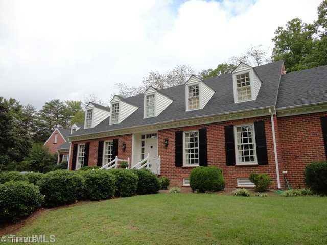 Exterior Front. Williamsburg reproduction home