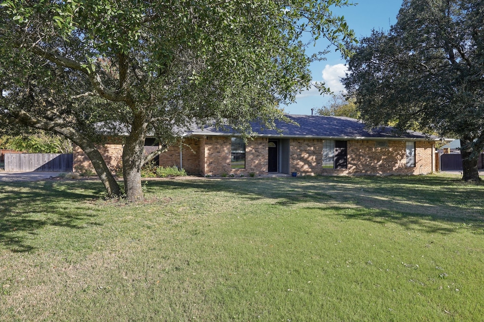View of front of home with brick siding