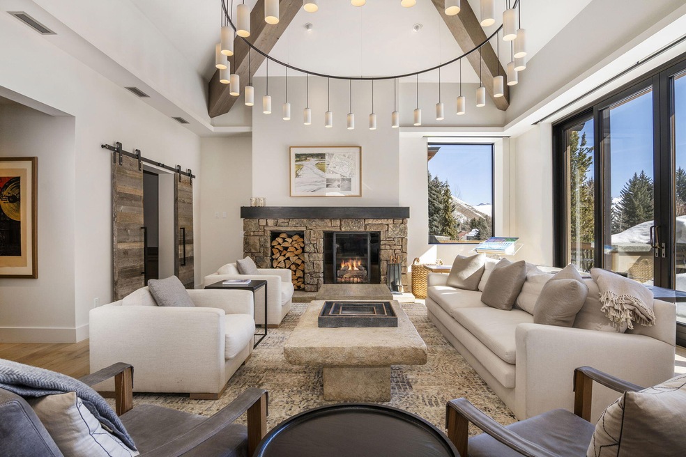 Living Room with Boulder Views