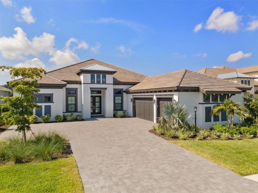 Gorgeous West Indies Elevation With Pavers & Tile Roof