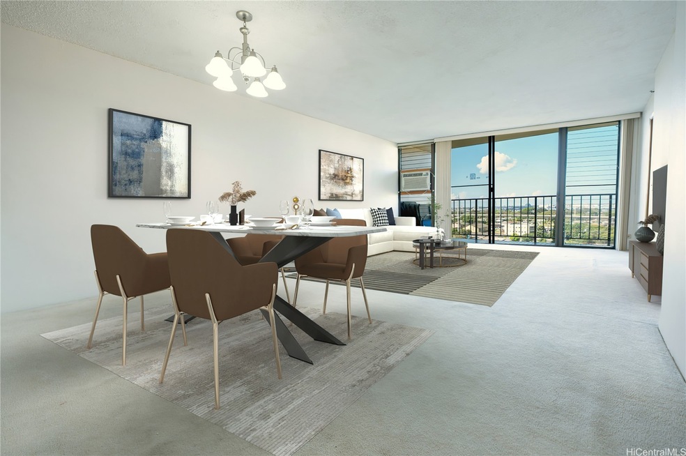 Living room from foyer. Kitchen to left out of fra
