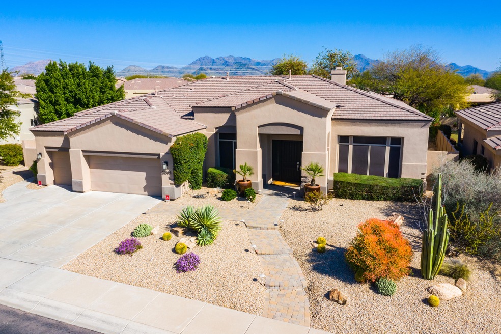 Aerial View with Pops of Color