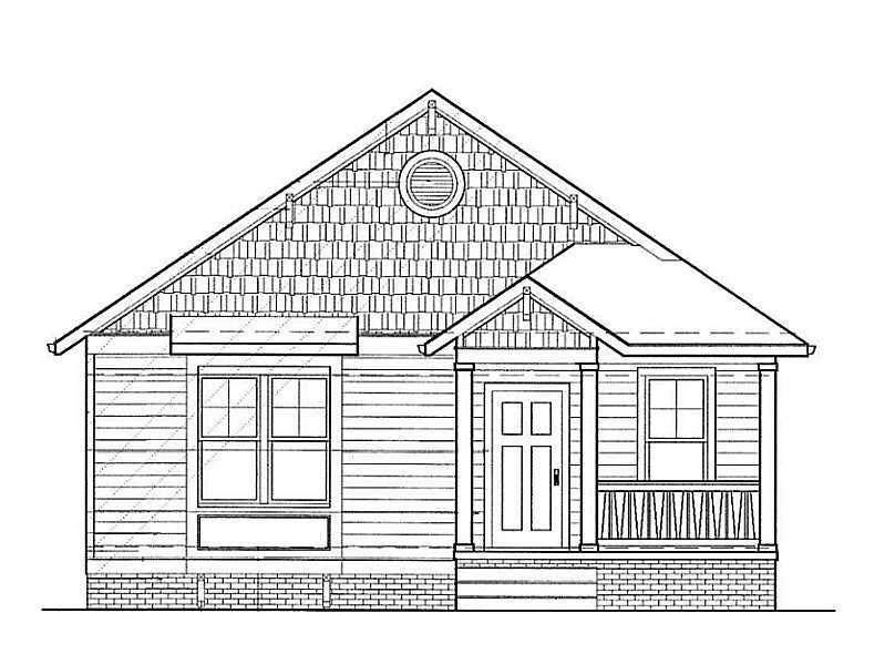 Exterior Front. Front Elevation