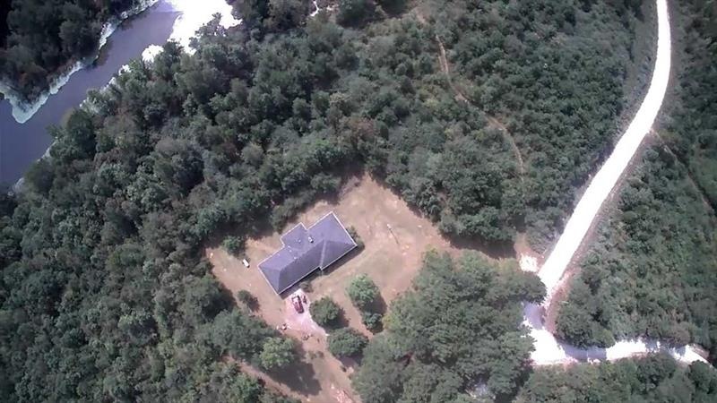 45 acres of land, 4-sided brick ranch with finished basement.