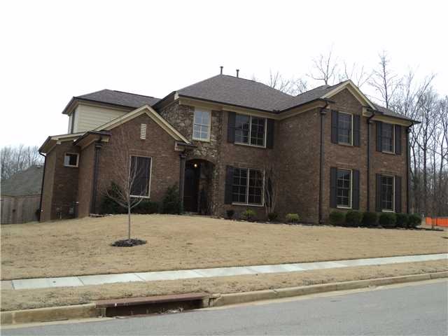 Front Elevation, brick/stone