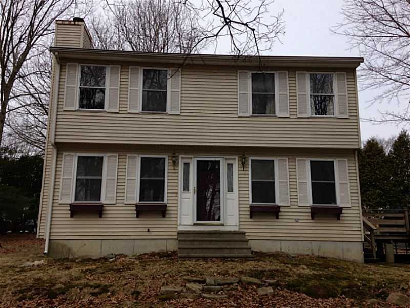 Exterior Front. Young, Custom Colonial Built In 19