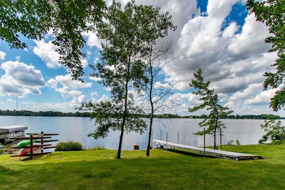 yard, lake 1