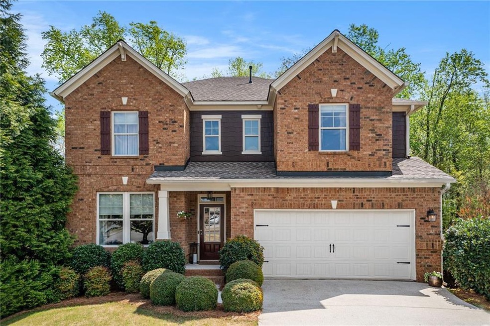 Front exterior, full brick