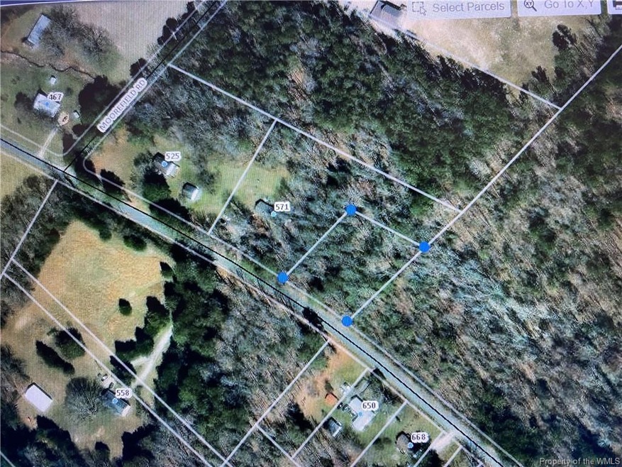 Lot next to house #571 on the right side the line 