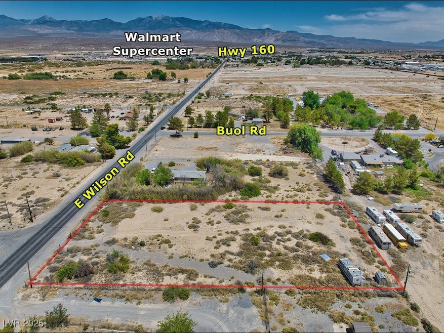 Aerial view of sparsely populated area featuring a
