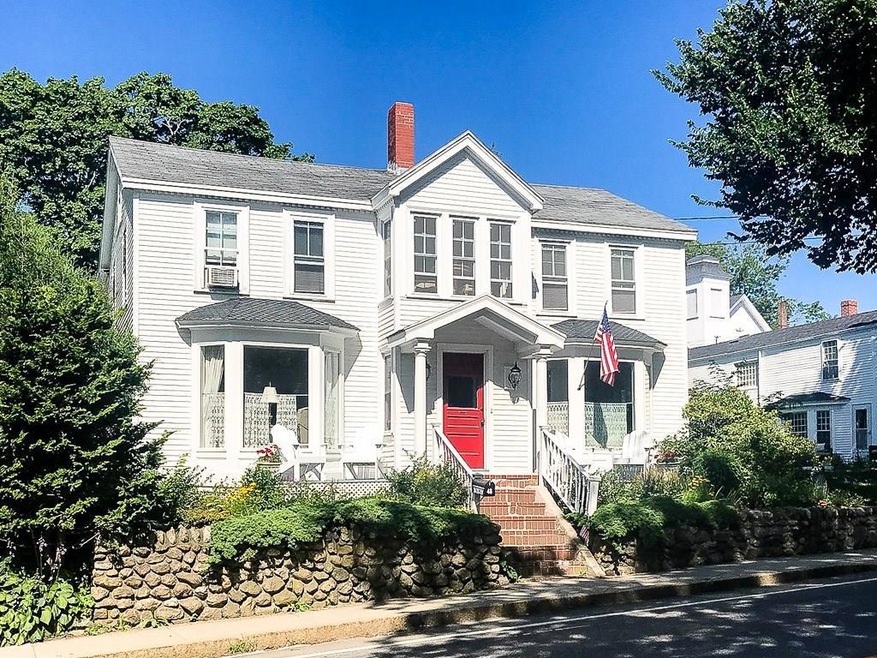 Front exterior of house from the...