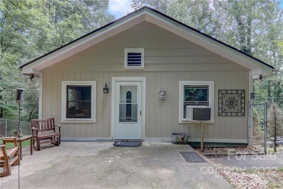Back (main) door and patio.