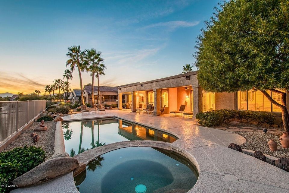Twilight view of Back Yard