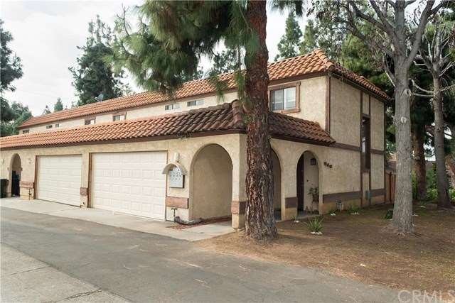 Exterior facing the A & B units