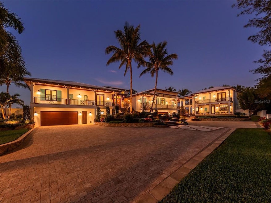 Custom built Casey Key estate situated on over an 