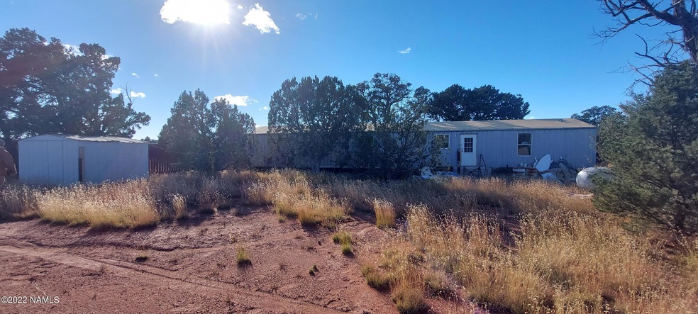 Back view of home