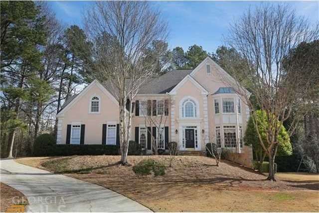 Stately traditional home is ideally situated on cu