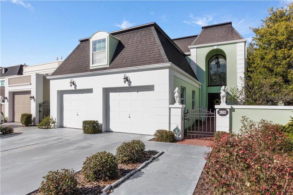 French Provincial Villa offering 2 bedrooms/2.5 ba