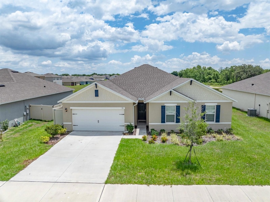 well landscaped, attractive elevation