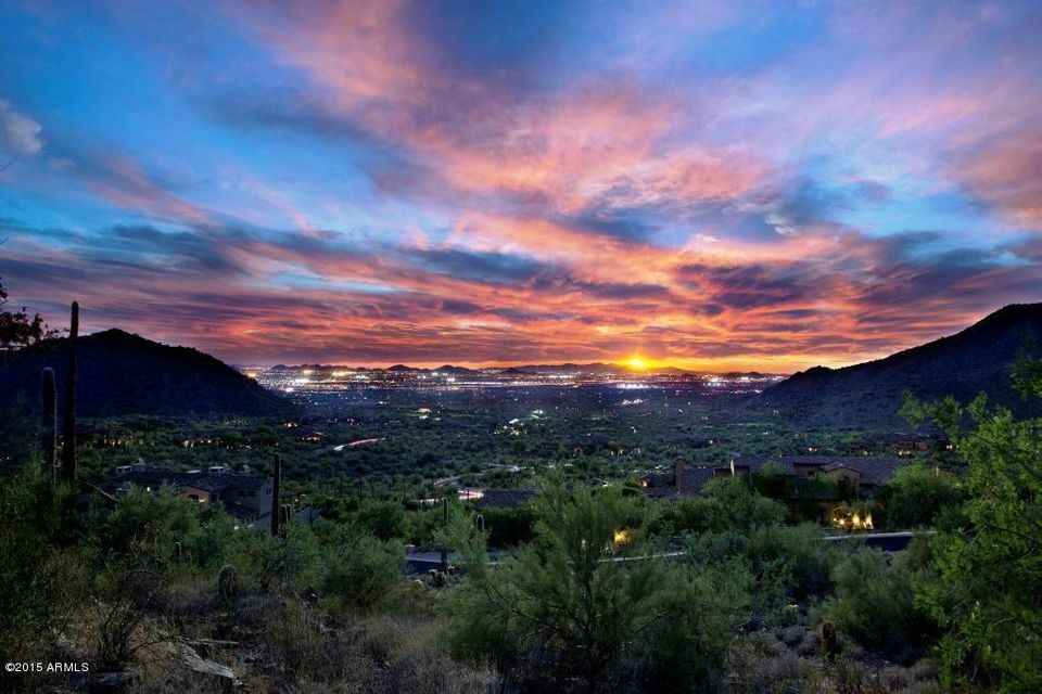 Unobstructed city light and sunset views