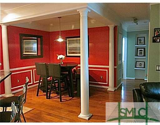 Dining Room. Separate Dining room with columns, wi