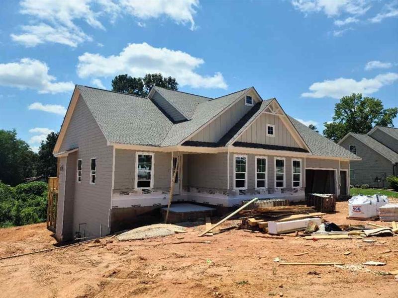 Home is currently under construction.  Photo was t