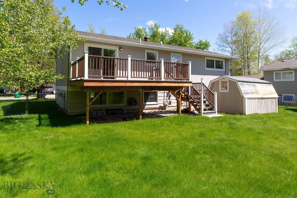Large sunny deck off dining room