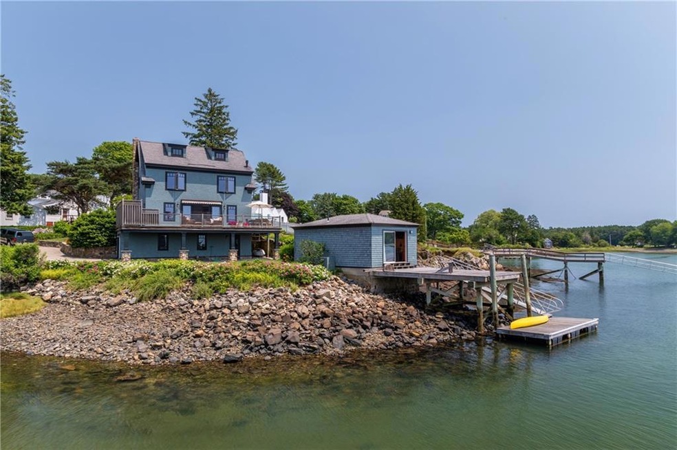 Craftsman-style waterfront home in...