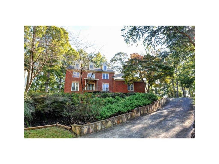 Exterior Front. 3 Sides brick with unique floor pl
