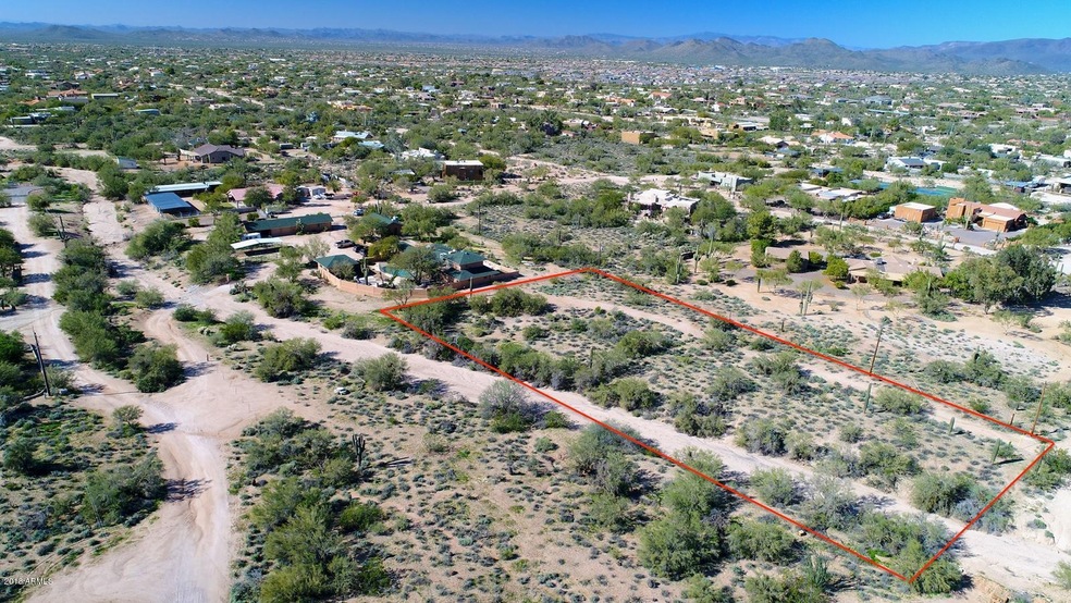 drone view wide from southeast