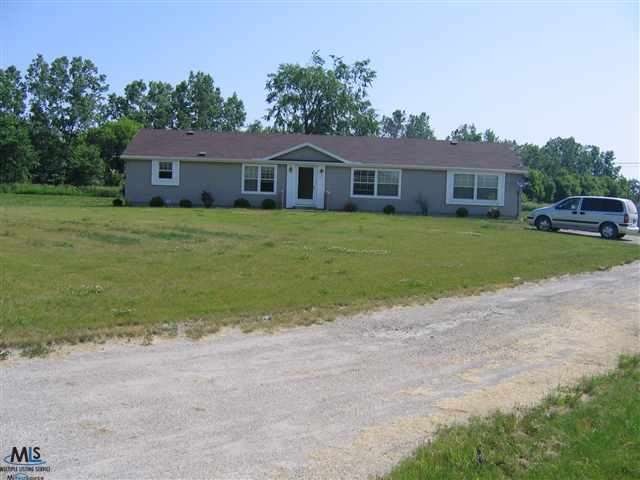 This is the front view of the home.