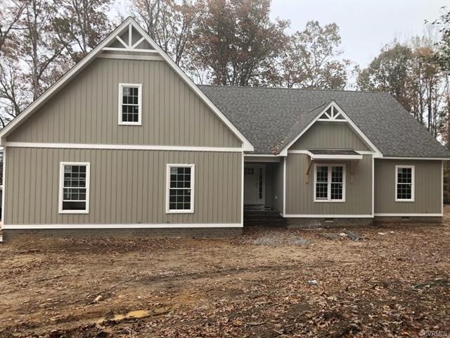 Welcome Home! picture of actual home under construction.