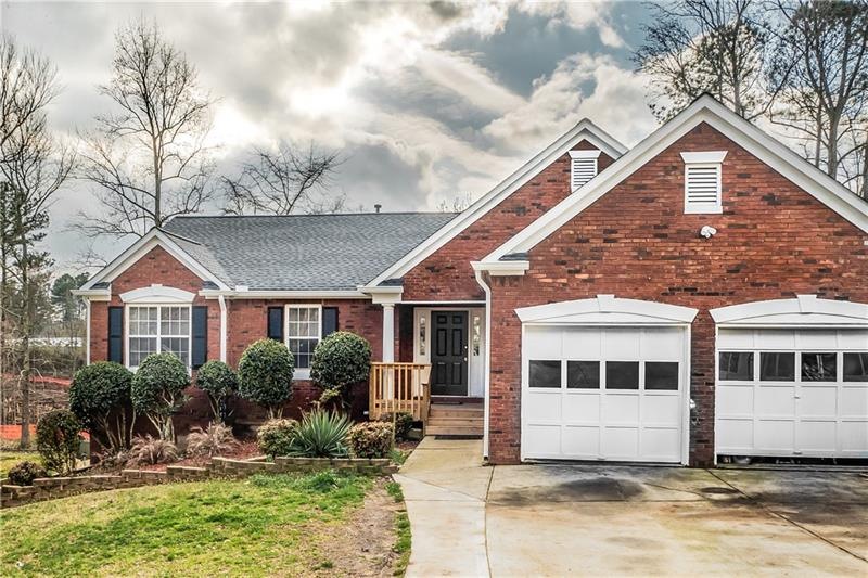 Front entrance of home.  new front porch!  Brick f