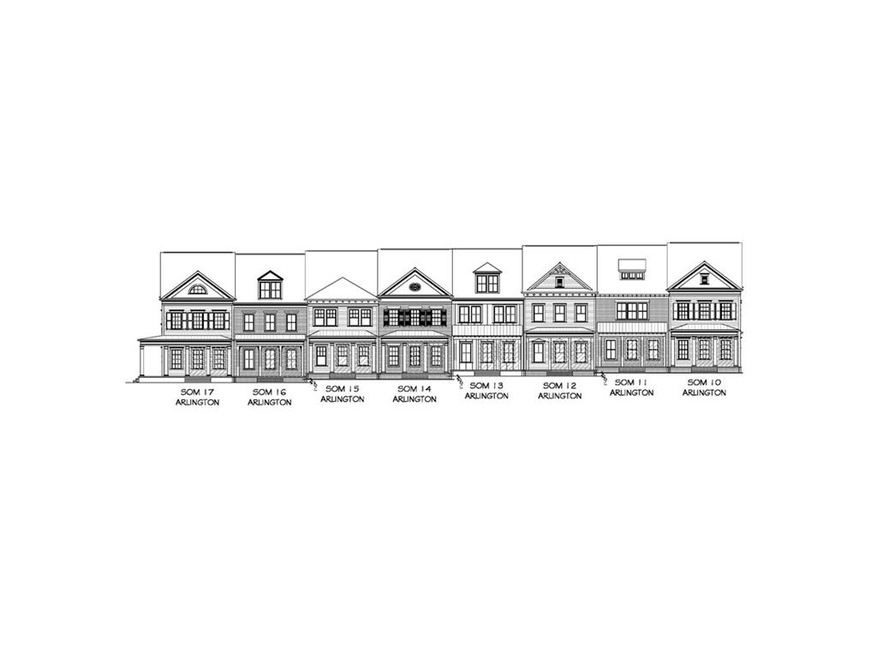 Our first townhome building of 8 units.  2700 squa
