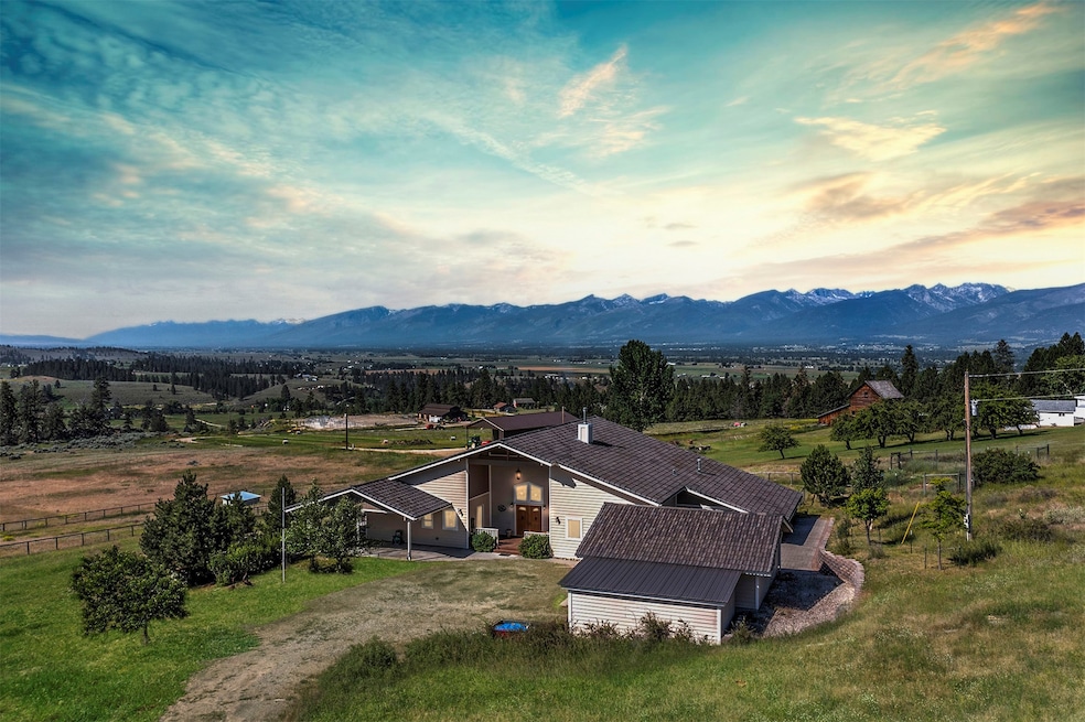 Large home set in peaceful setting