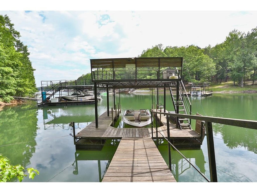 Single slip party dock with great water and privac