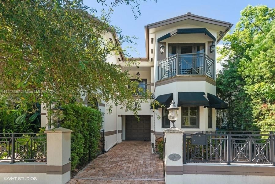 One car garage plus driveway for another car