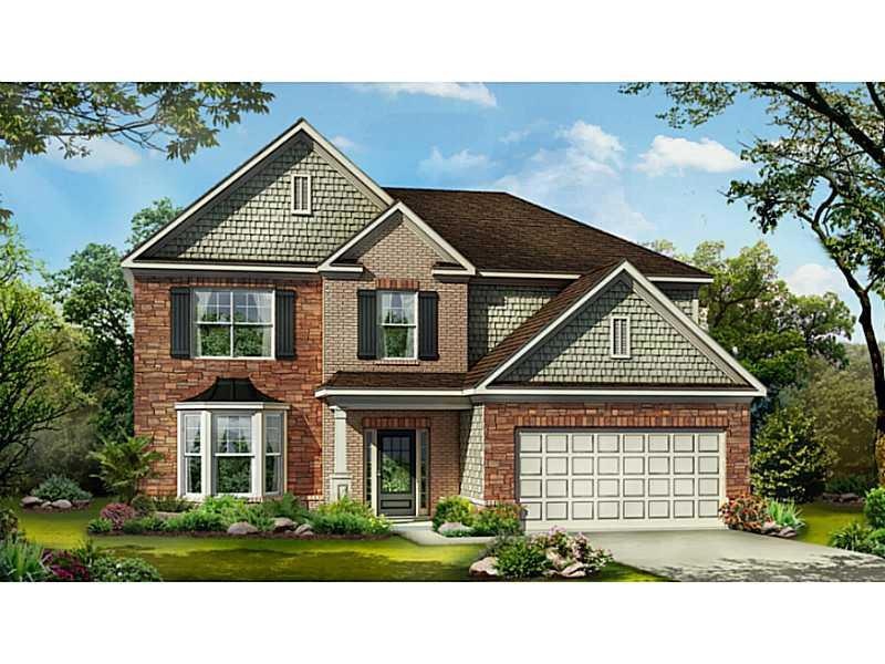 Exterior Front. The Brookwood (D)  **Not actual ho