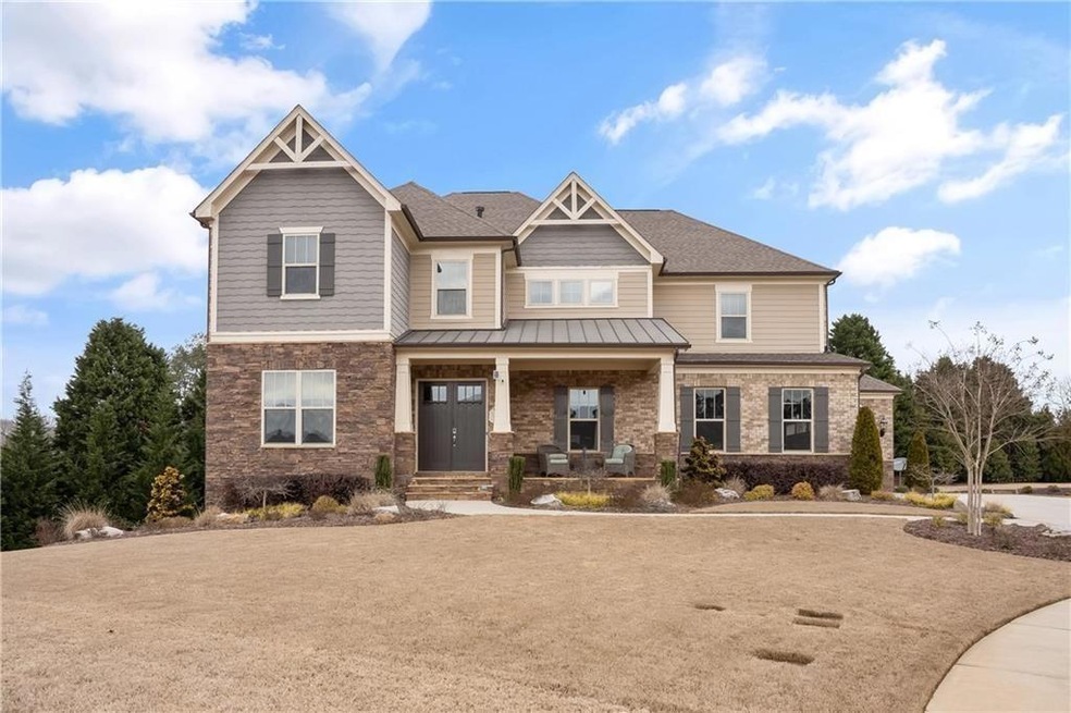 Craftsman inspired home with covered porch