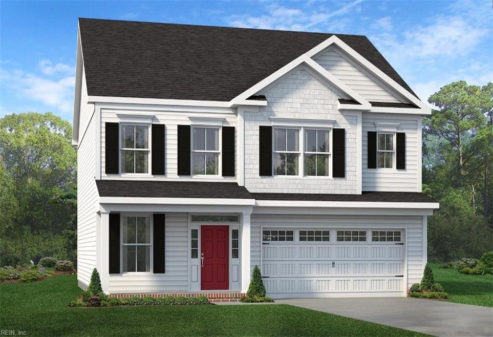 Exterior front rendering of a Carter model, for il
