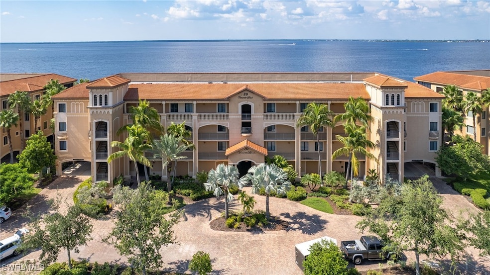View of building exterior featuring a water view