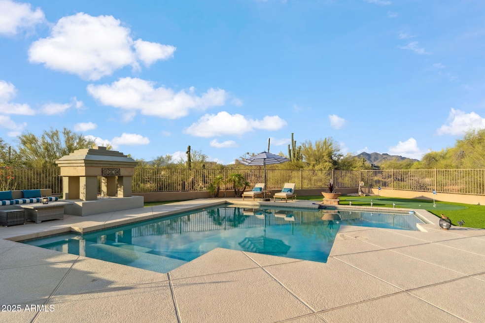 Pool with views of Black Mountain