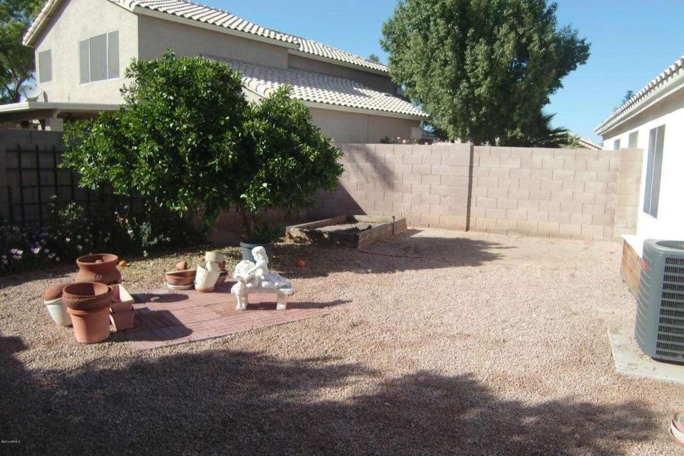 back side yard