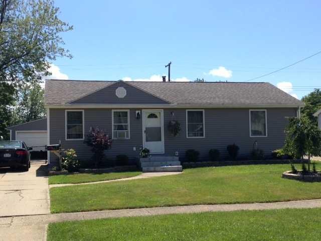 Exterior Front Maintenance Free!!!  Nicely Landsca