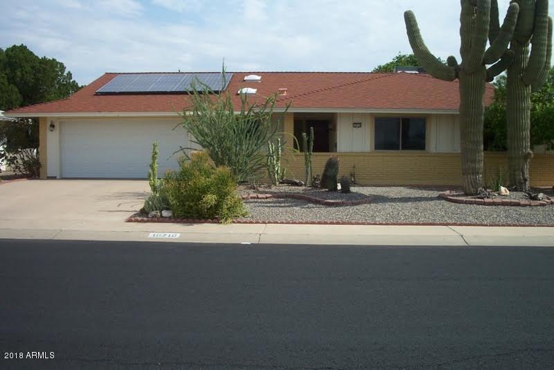 Front of home at 10710 W Meade Dr